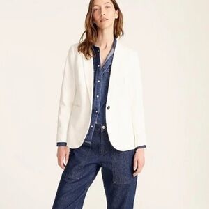 J Crew White Parke Blazer Size 0